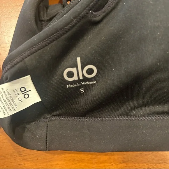 ALO Yoga Airlift Intrigue Sports Bra in Black - Picture 7 of 10